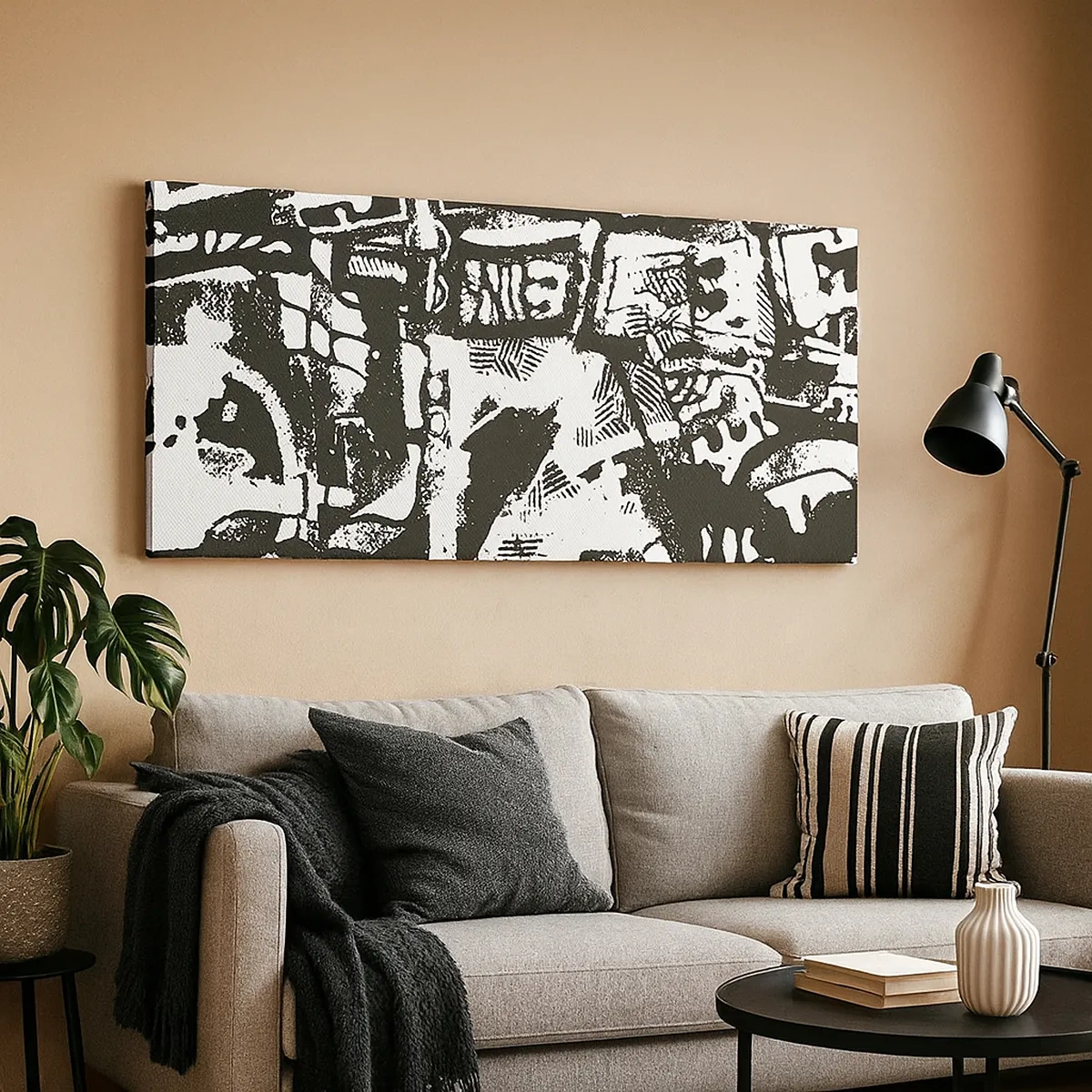 Impression sur toile - Image sur toile - Ordre ou chaos? - 30x30 cm