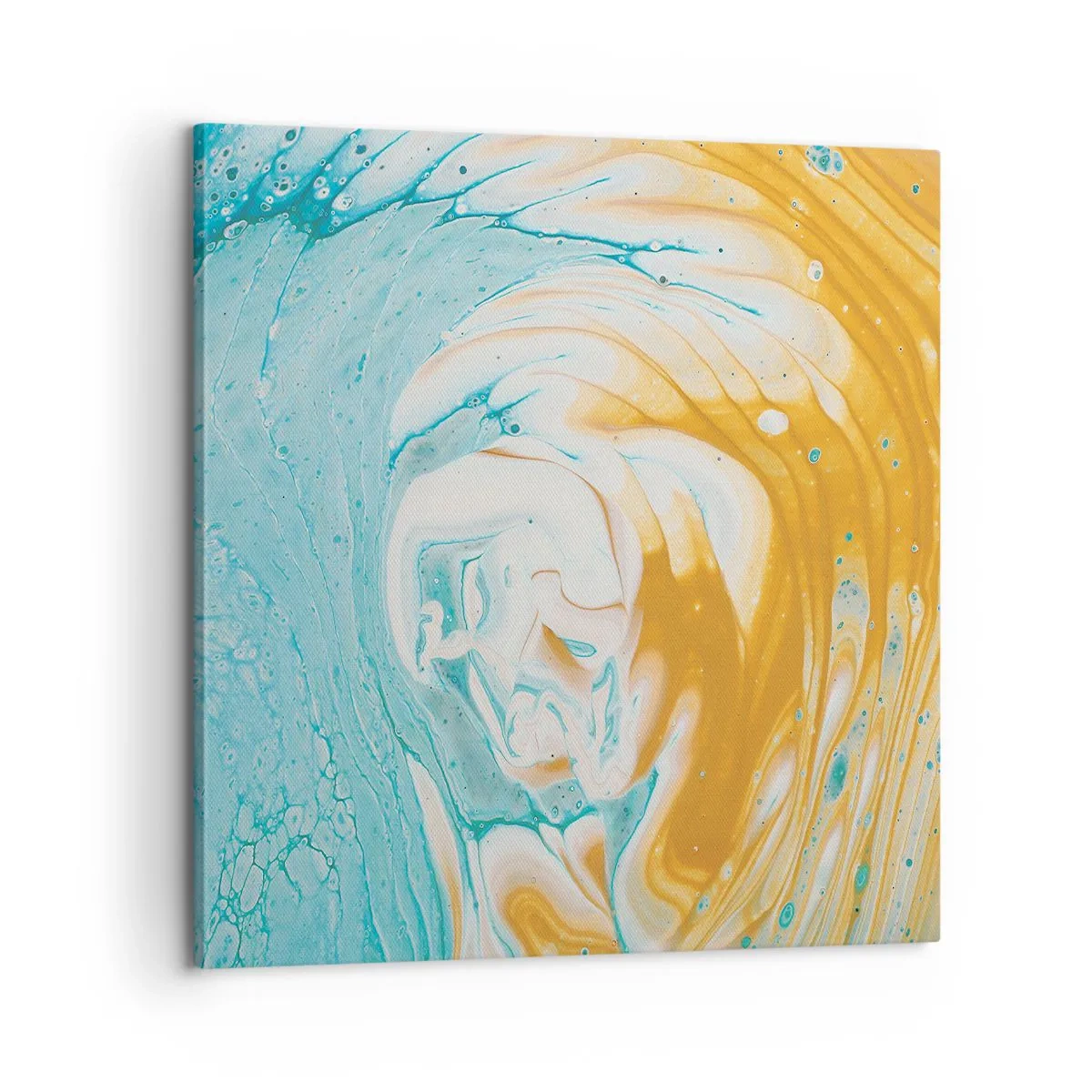 Impression sur toile - Image sur toile - Tourbillon pastel - 60x60 cm