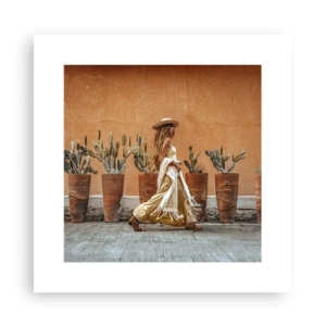 Affiche - Poster - Style hippie - 30x30 cm