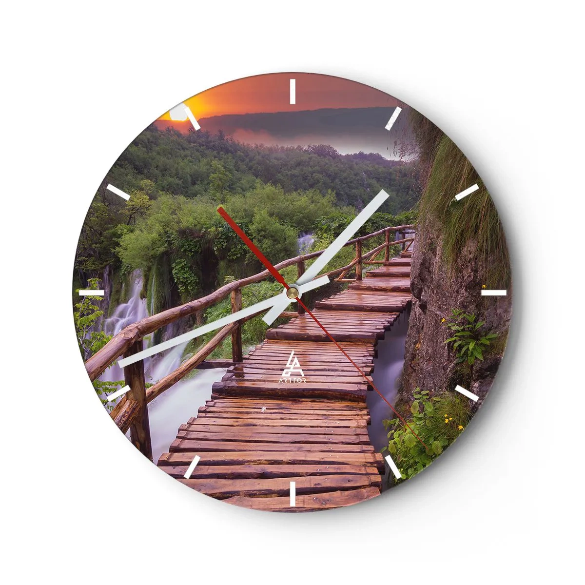 Horloge murale - Pendule murale - La beauté au-delà de la croyance - 40x40 cm