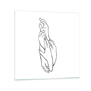 Impression sur verre - Image sur verre - Bon contact - 70x70 cm