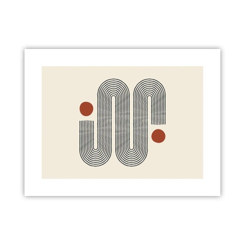 Affiche - Poster - Du début à la fin - 40x30 cm