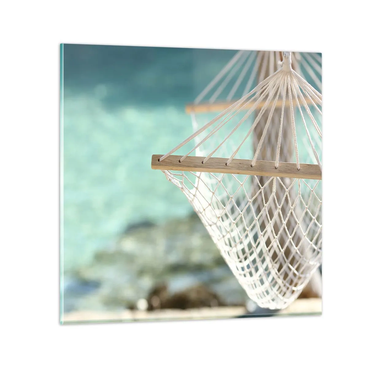 Impression sur verre - Image sur verre - Le temps de la détente - 30x30 cm