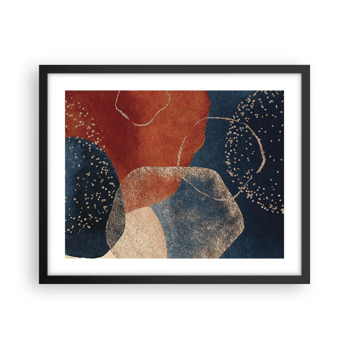 Affiche dans un cadre noir - Poster - La légèreté de l'être - 50x40 cm