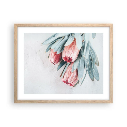 Affiche dans un chêne clair - Poster - Honte de leur propre beauté - 50x40 cm