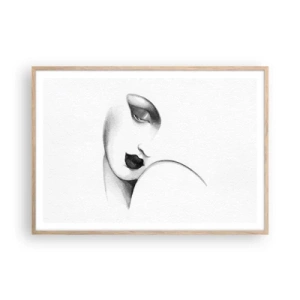 Affiche dans un chêne clair - Poster - Dans le style de Lempicka - 100x70 cm