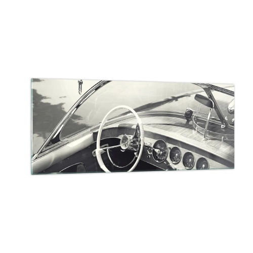 Impression sur verre - Image sur verre - Temps pour riche - 100x40 cm