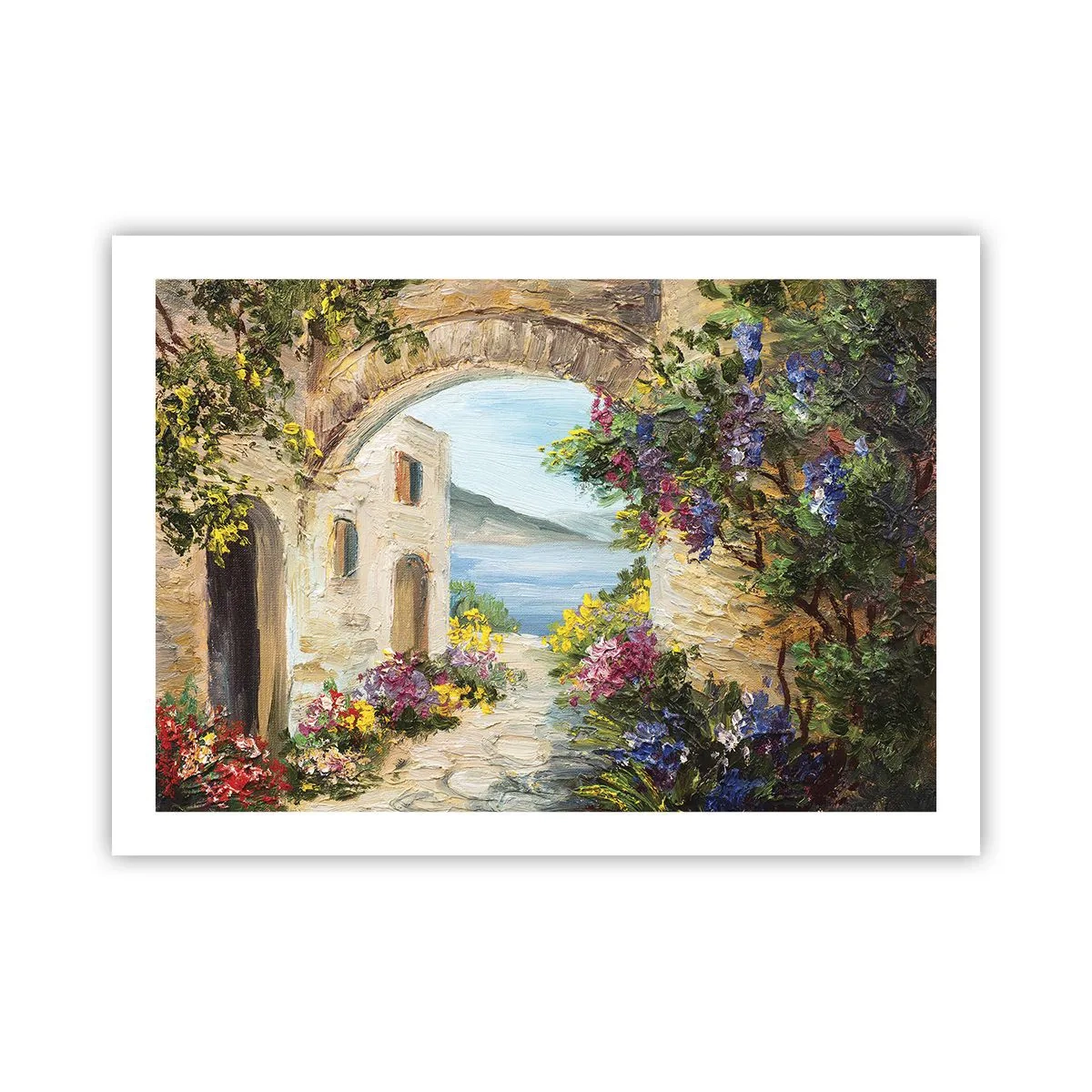 Affiche - Poster - Le charme d'une province côtière - 70x50 cm