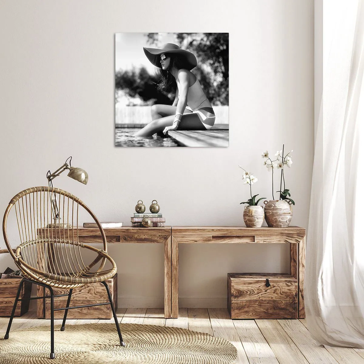 Impression sur toile - Image sur toile - Rêve d'été - 40x40 cm