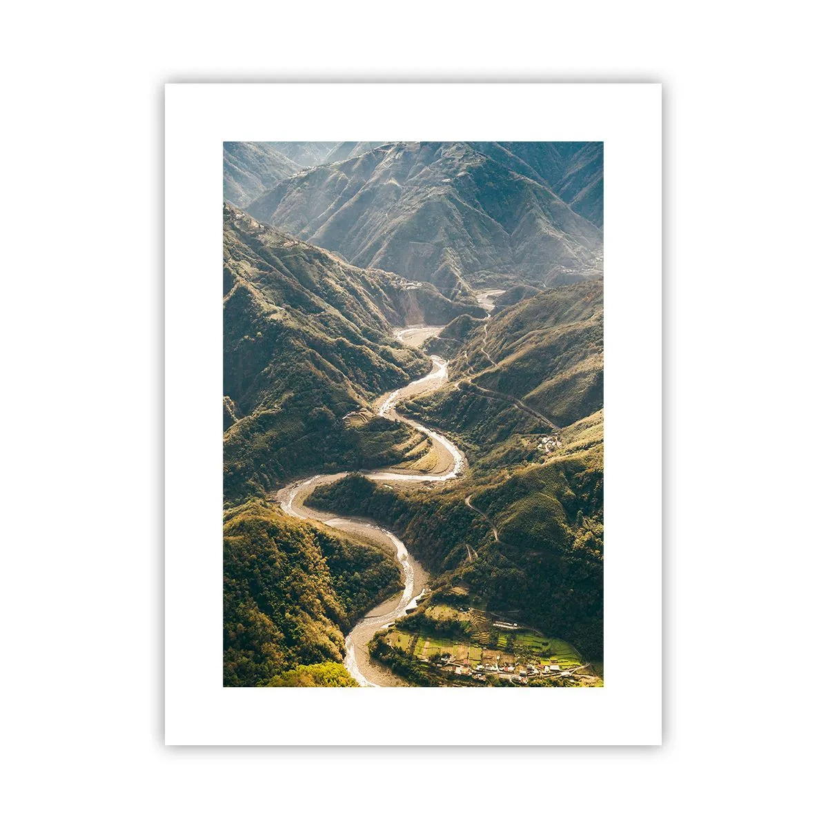 Affiche - Poster - Directement du coeur des montagnes - 30x40 cm