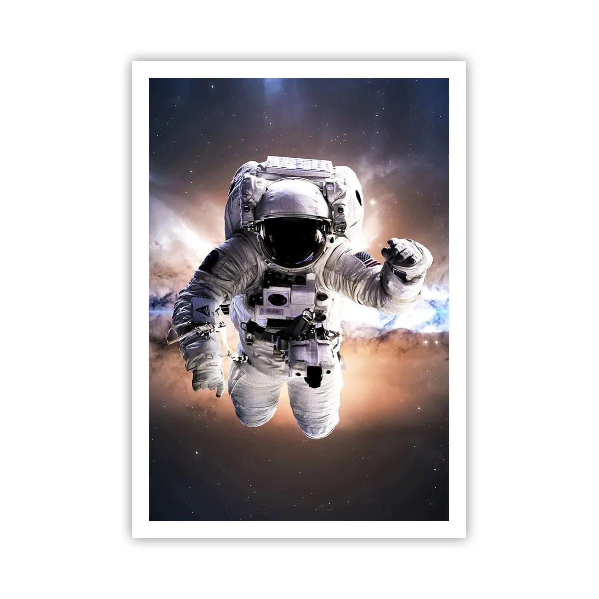 Affiche - Poster - Salutations de l'espace - 70x100 cm