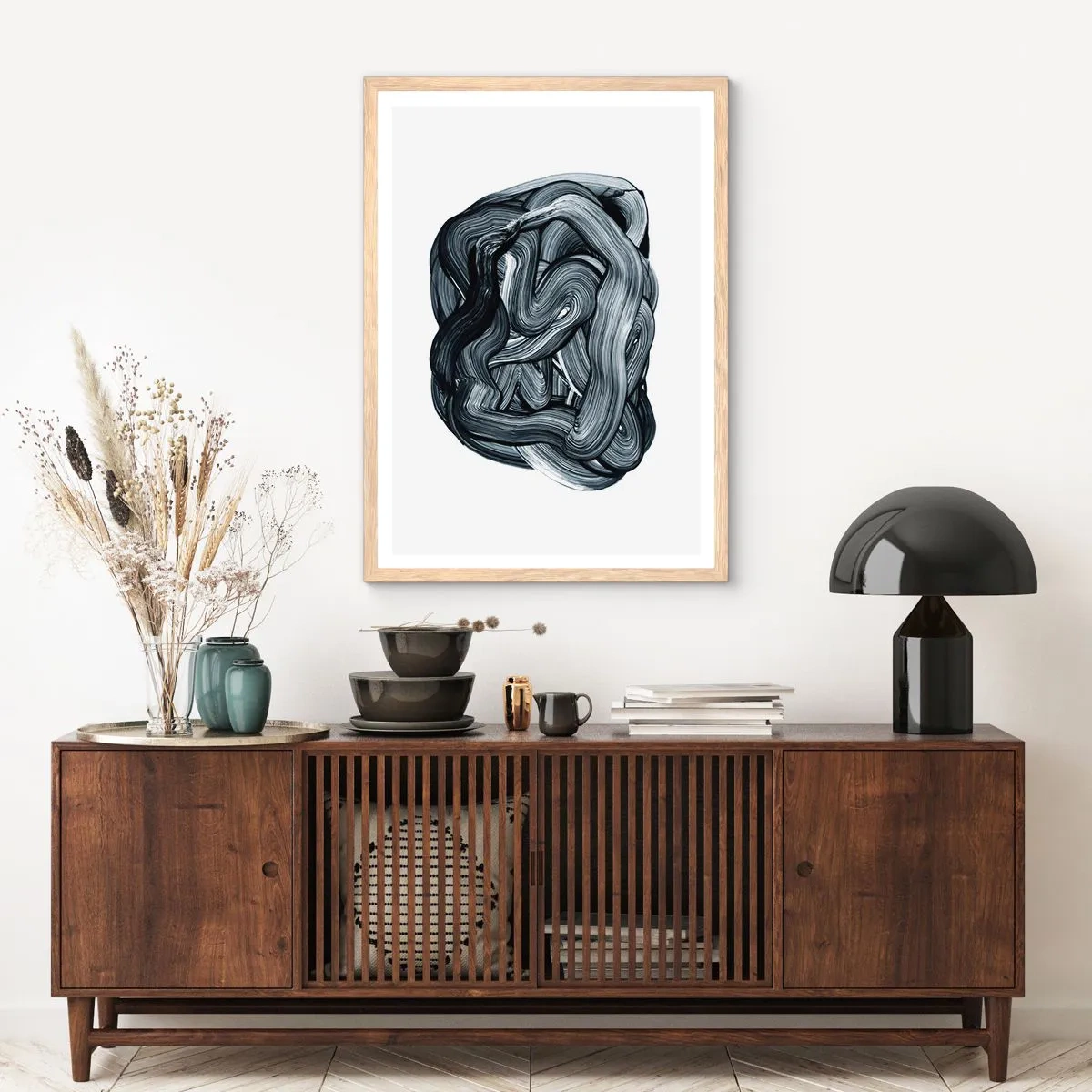 Affiche dans un chêne clair - Poster - Ce n'est pas si simple - 61x91 cm