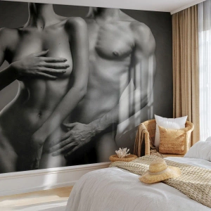 Papier Peint Photo Standard Eco - Adam et Eve - Femme, Homme, Corps - 350x256 cm