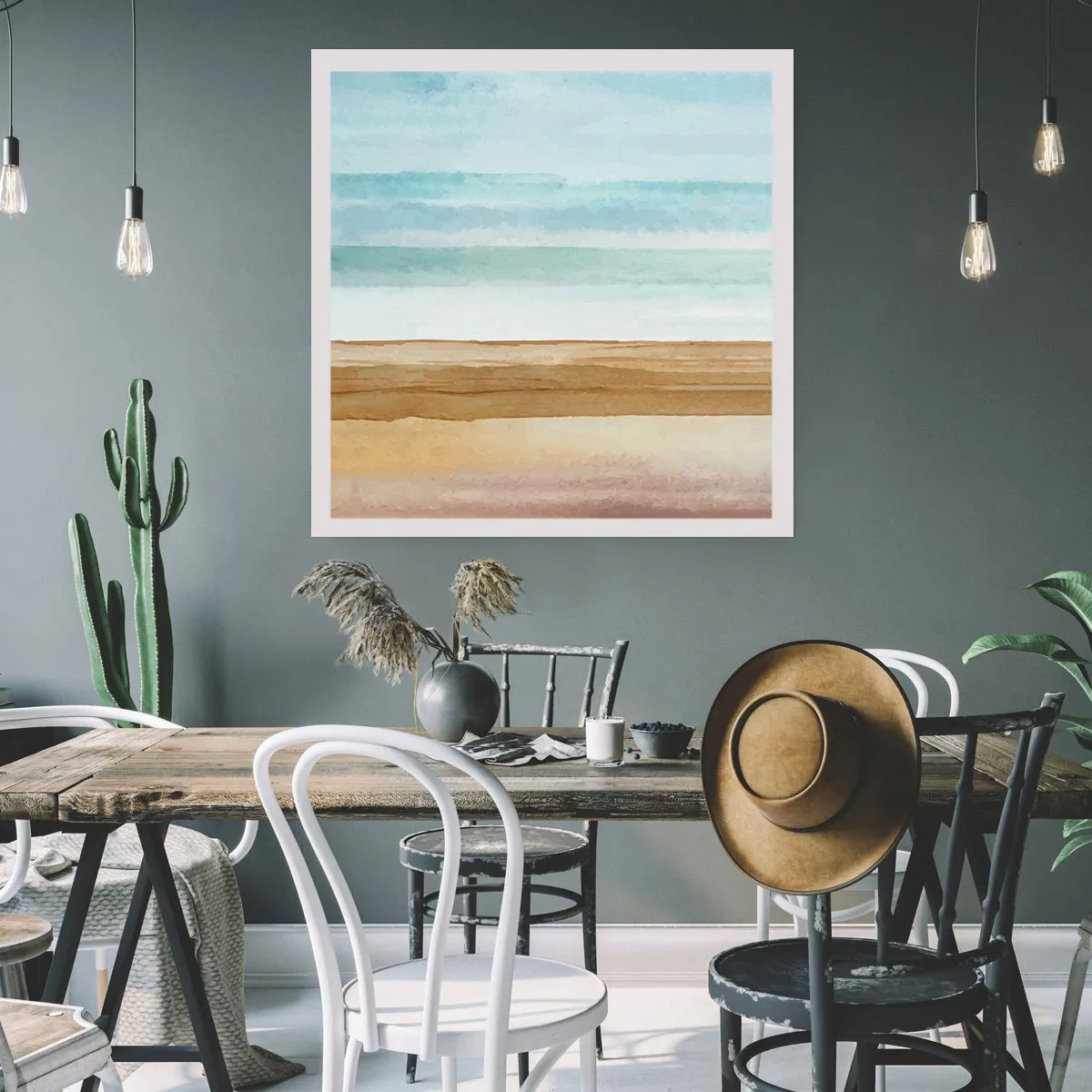 Affiche - Poster - Réconfort - 50x50 cm