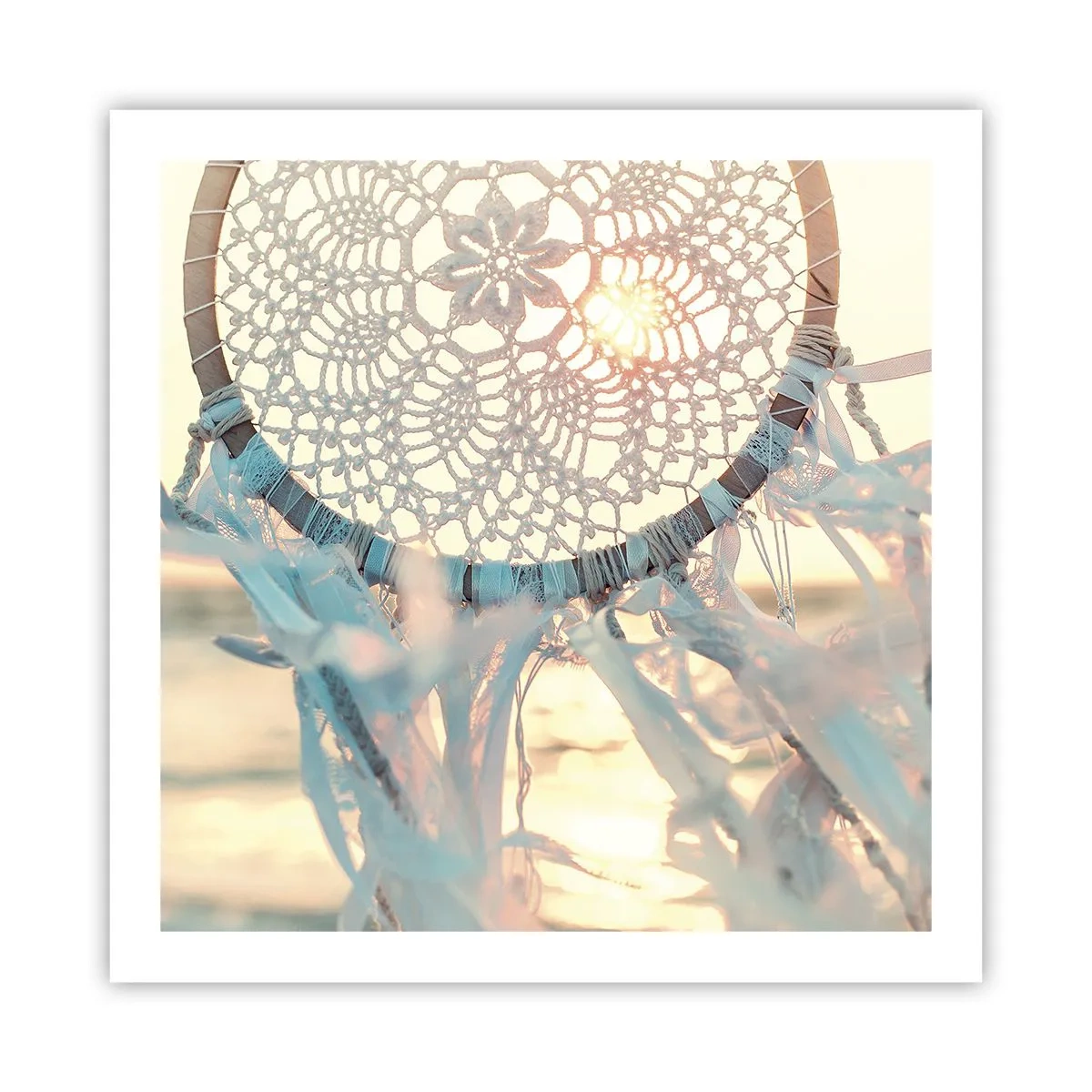 Affiche - Poster - Totem en dentelle - 60x60 cm