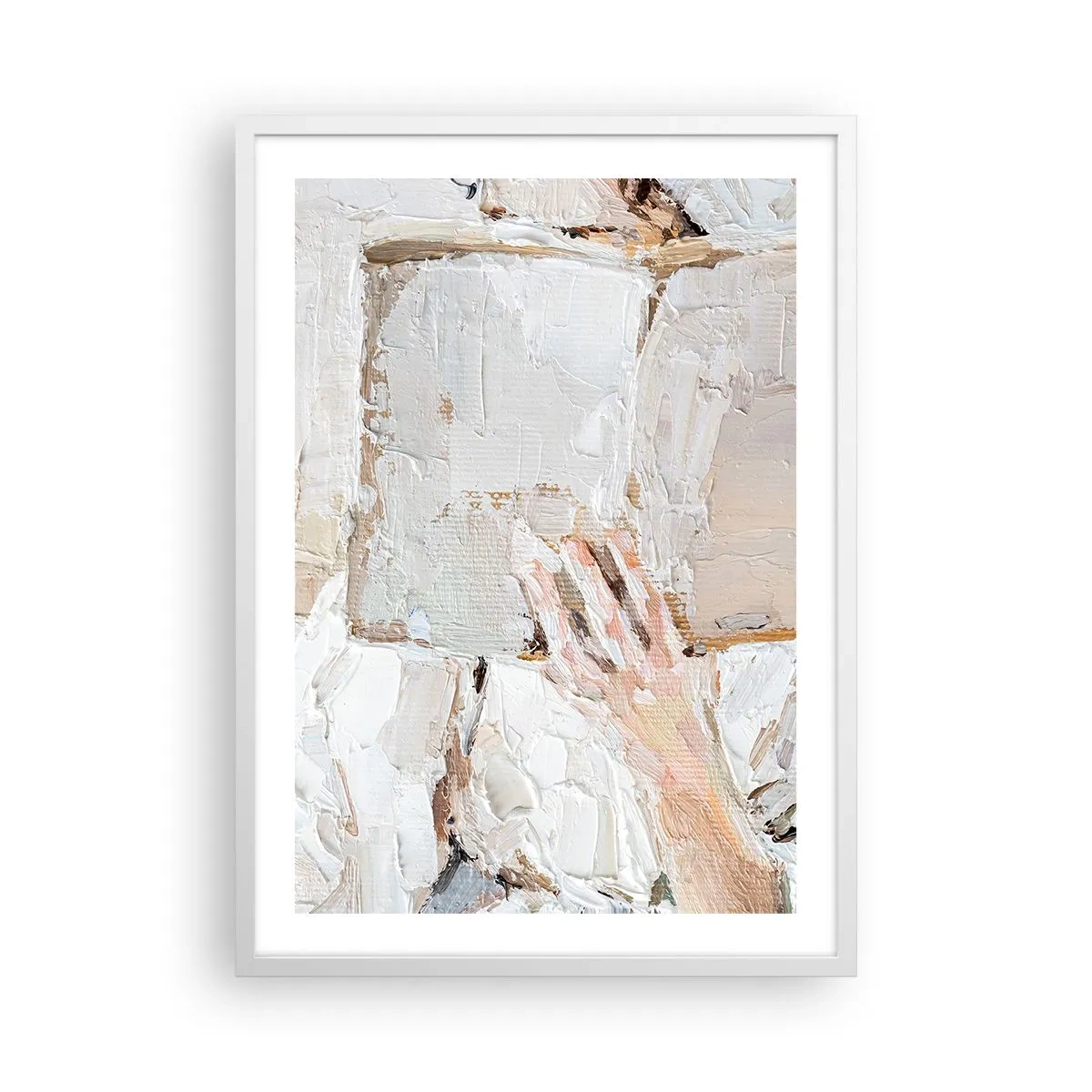 Affiche dans un cadre blanc - Poster - Dans un autre monde - 50x70 cm