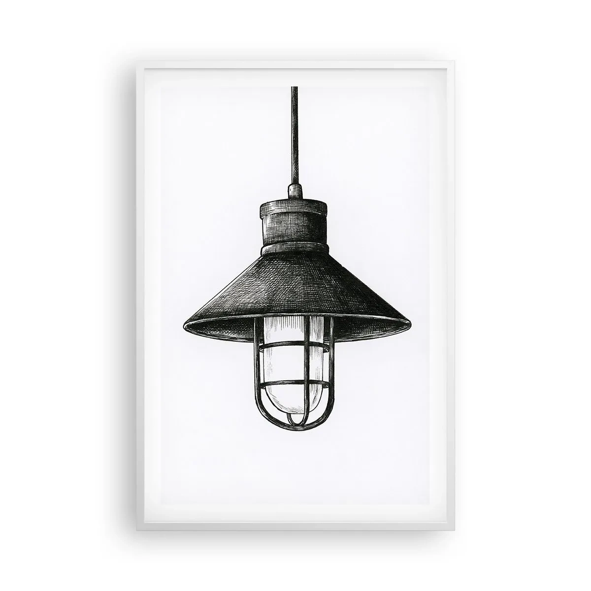 Affiche dans un cadre blanc - Poster - Comme il y a des années… - 61x91 cm