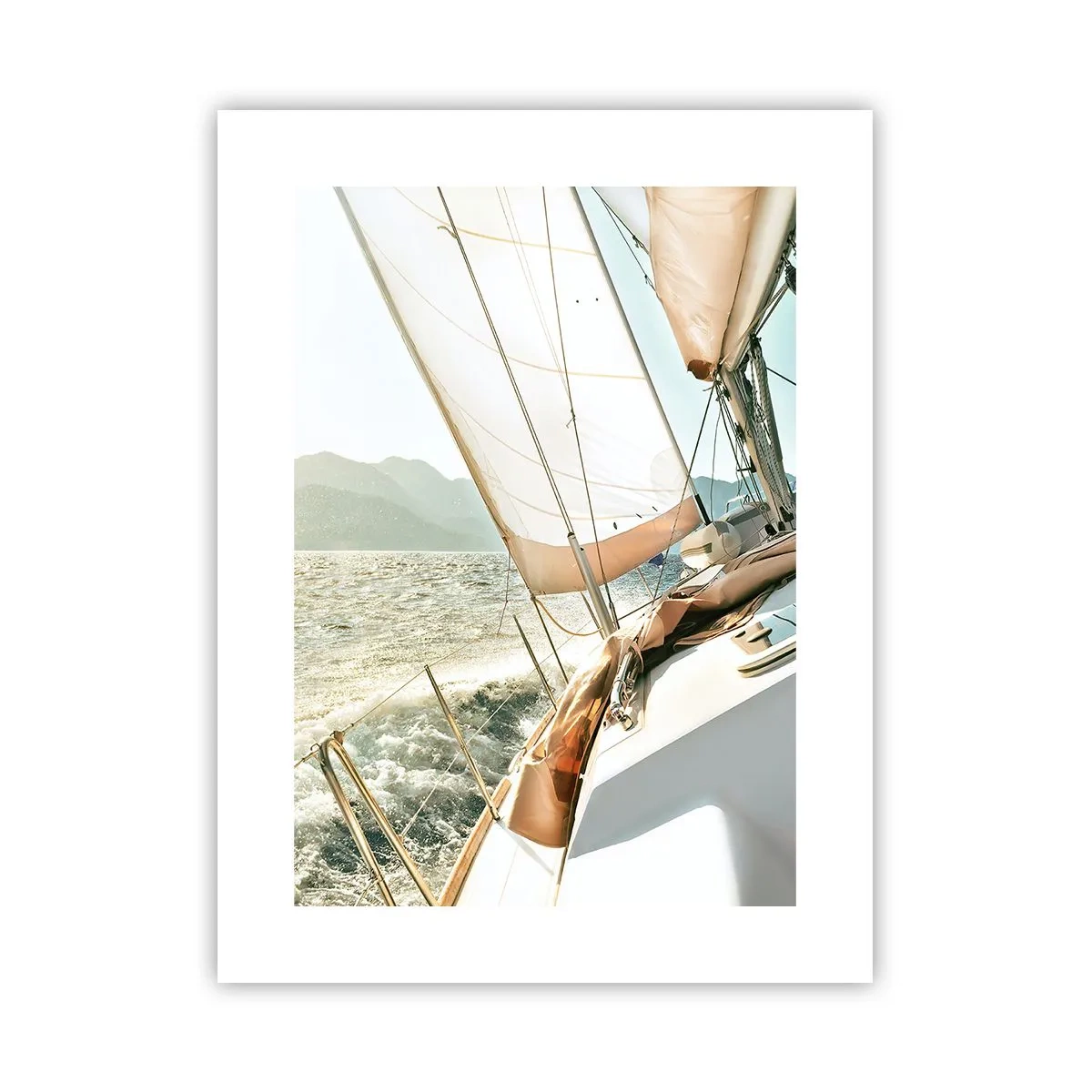 Affiche - Poster - Toutes voiles dehors - 30x40 cm