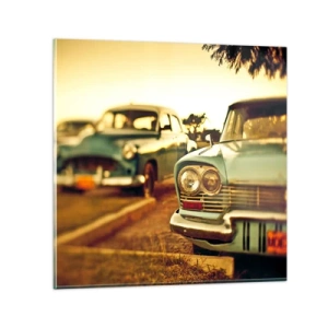 Impression sur verre - Image sur verre - Nous attendrons et verrons - 70x70 cm