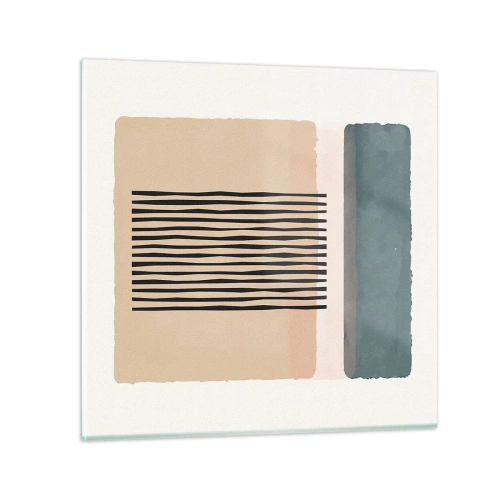 Impression sur verre - Image sur verre - Tout est en ordre - 30x30 cm