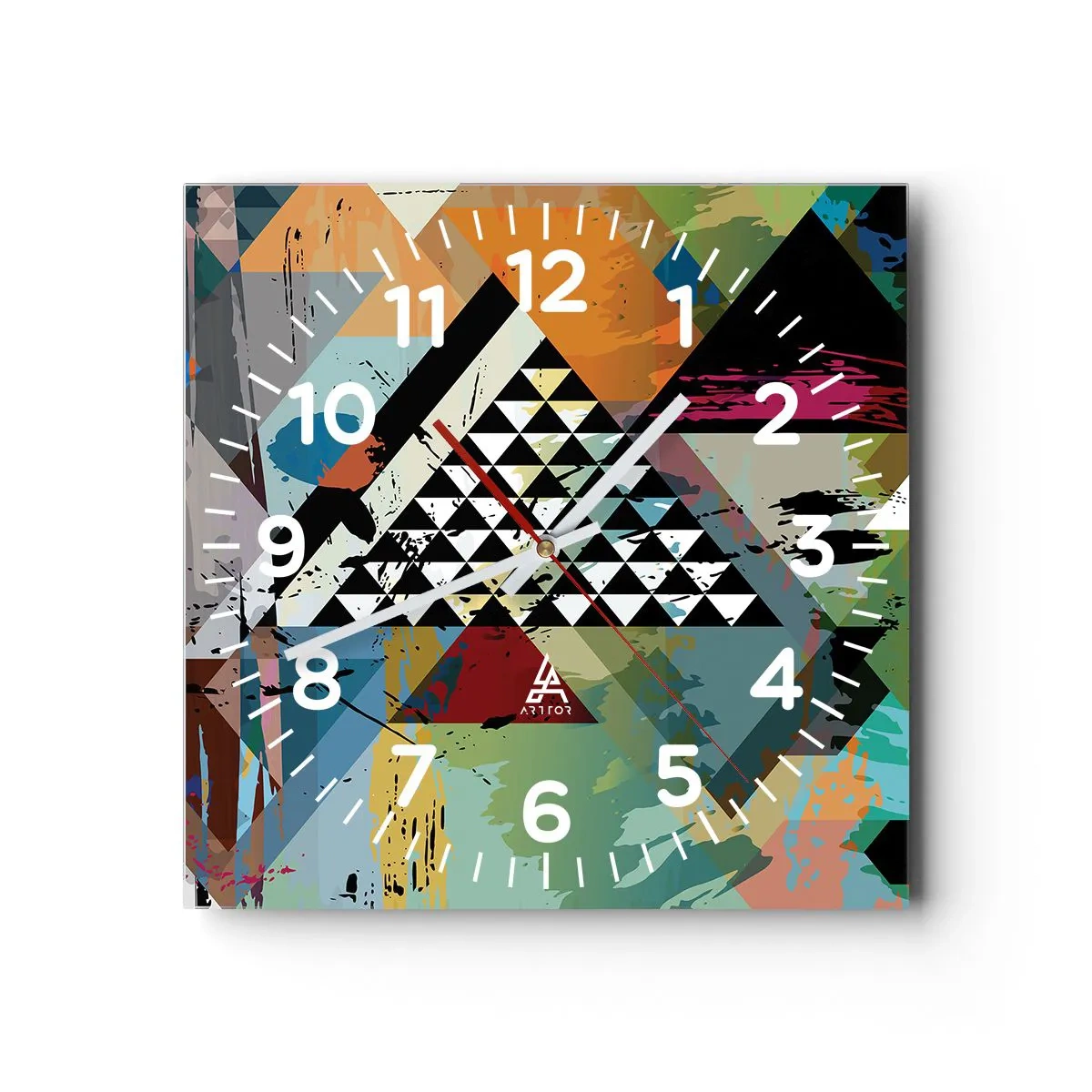 Horloge murale - Pendule murale - Comme c'est facile - 30x30 cm