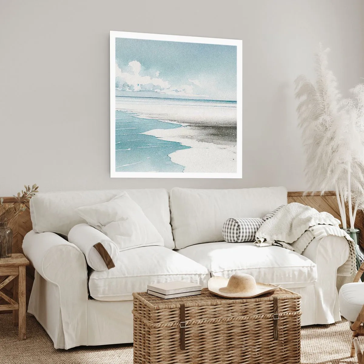 Affiche - Poster - Marée douce - 30x30 cm