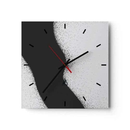 Horloge murale - Pendule murale - Équilibre fluide - 40x40 cm