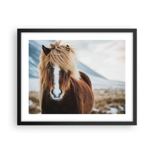 Affiche dans un cadre noir - Poster - Sentez-vous la liberté ? - 50x40 cm