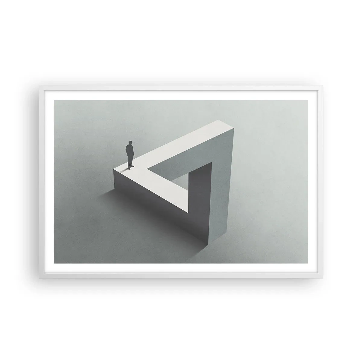 Affiche dans un cadre blanc - Poster - Mais c'est possible - 91x61 cm