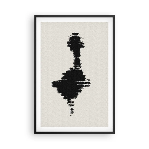 Affiche dans un cadre noir - Poster - Vibrations de l'imagination - 61x91 cm