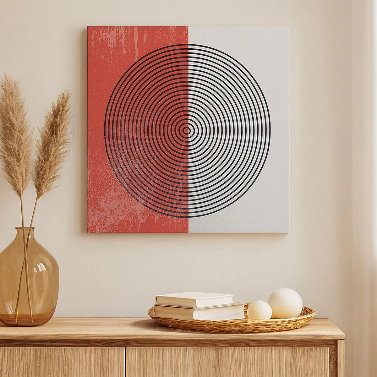 Impression sur toile - Image sur toile - Dans le mille - 30x30 cm