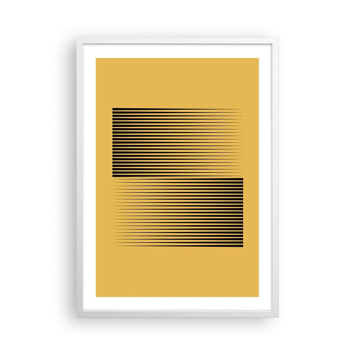 Affiche dans un cadre blanc - Poster - Cadre opposé - 50x70 cm