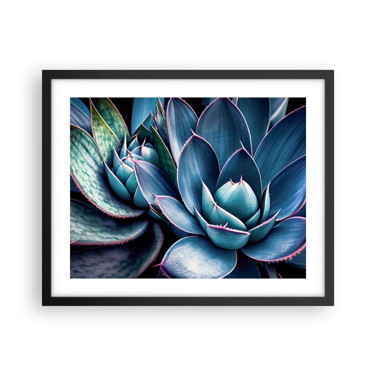 Affiche dans un cadre noir - Poster - Force vital - 50x40 cm