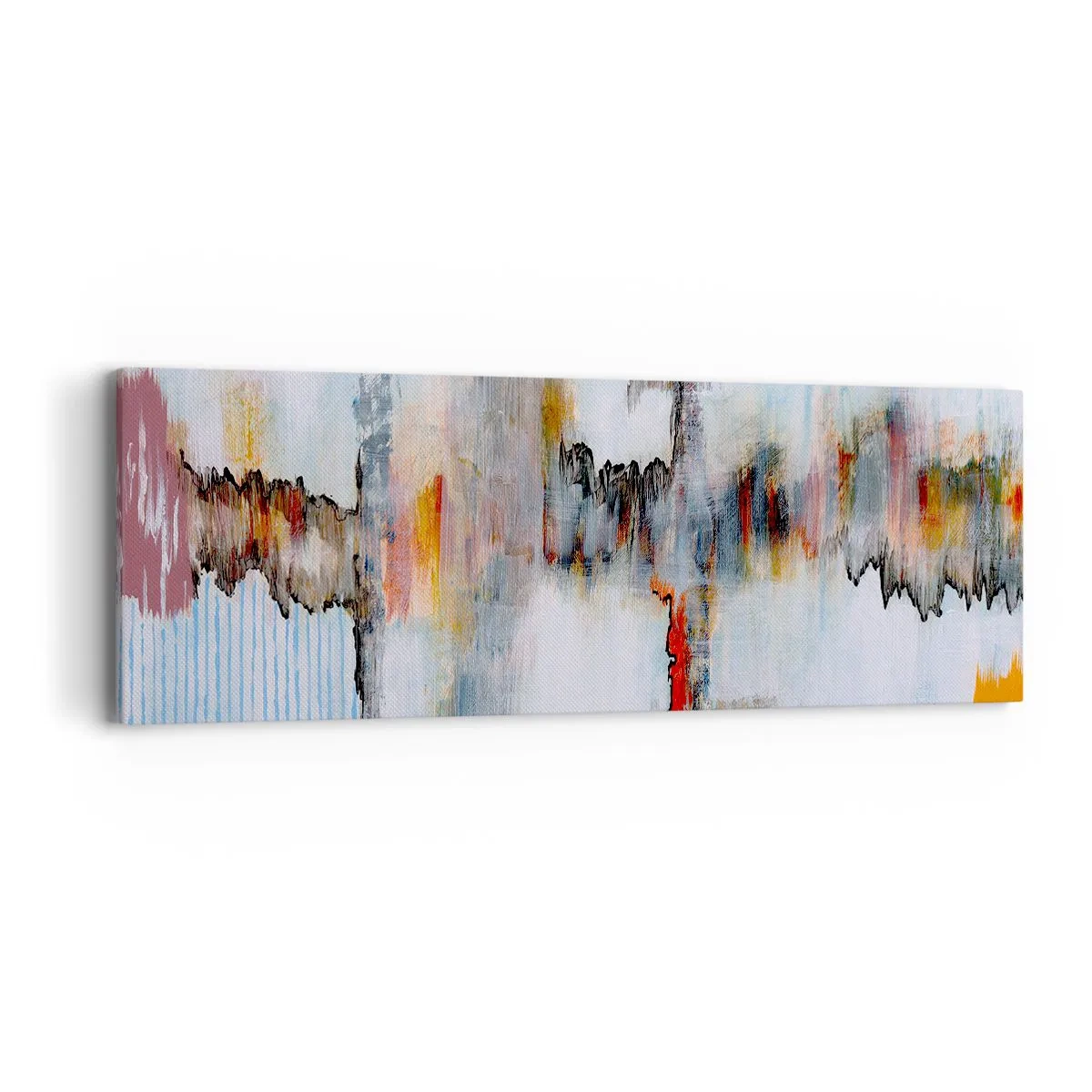 Impression sur toile - Image sur toile - Un bâton sur l'eau - 90x30 cm