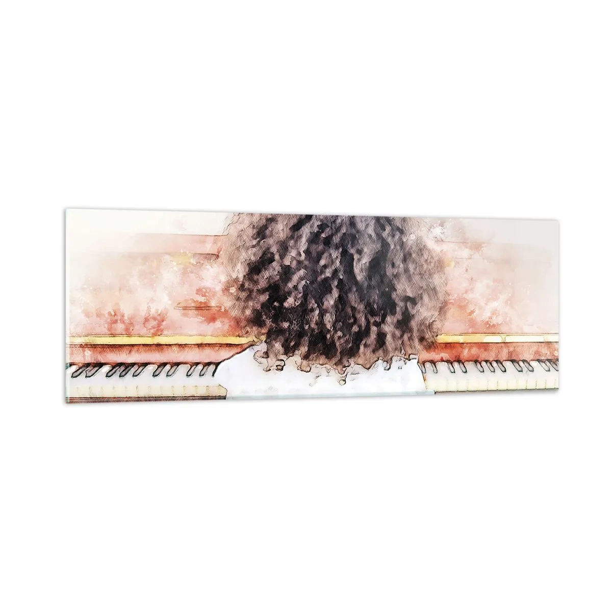 Impression sur verre - Image sur verre - Dans un nouveau monde - 90x30 cm