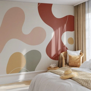 Papier Peint Photo Premium Canvas - Entrelac - Abstraction, Morceau, Imagination - 250x175 cm