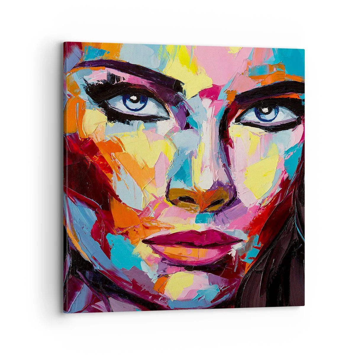 Impression sur toile - Image sur toile - L'âme aussi est colorée - 70x70 cm