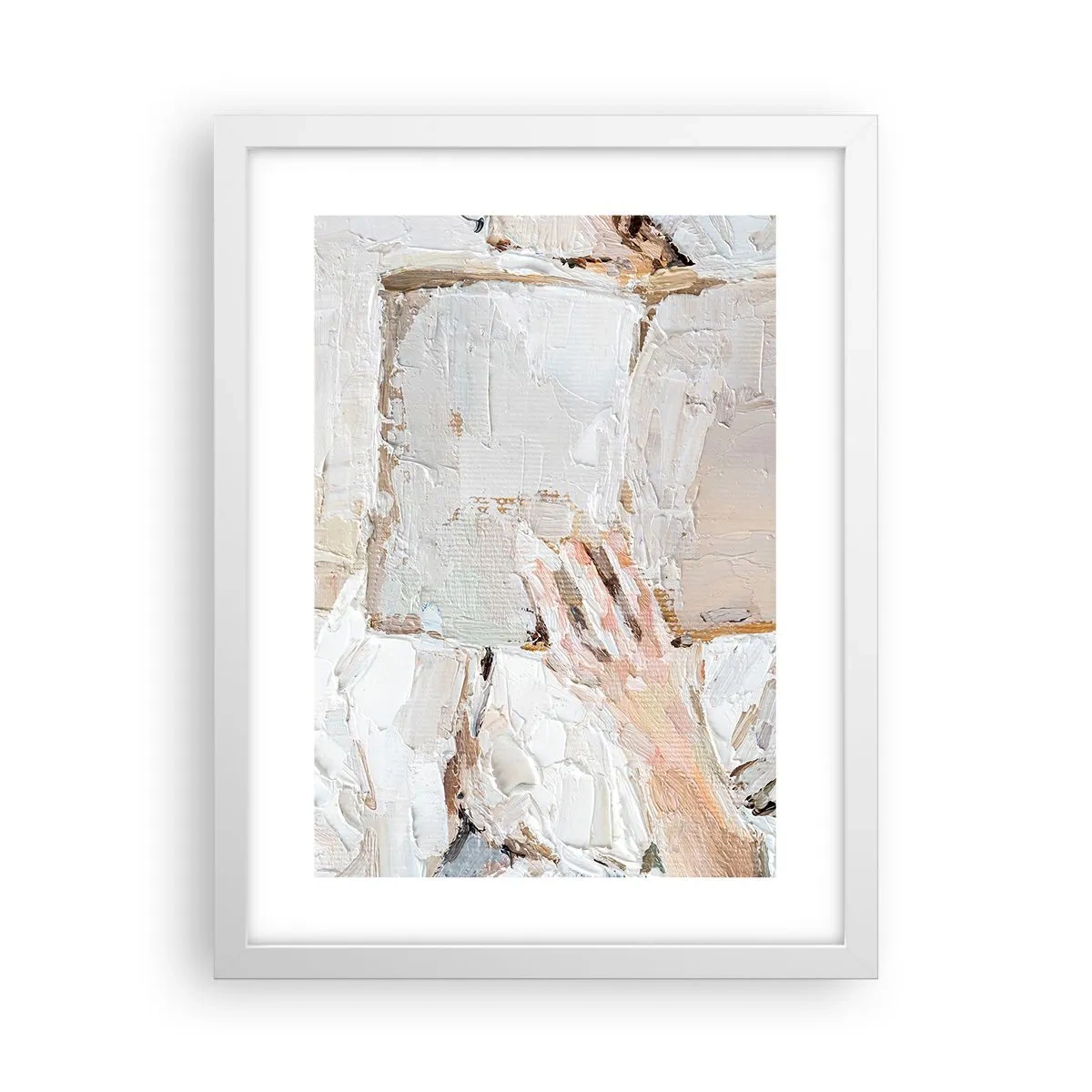 Affiche dans un cadre blanc - Poster - Dans un autre monde - 30x40 cm