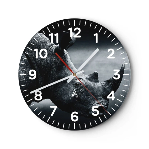 Horloge murale - Pendule murale - Le profil droit - 40x40 cm