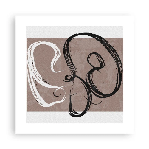 Affiche - Poster - Composition – la recherche de la plénitude - 40x40 cm