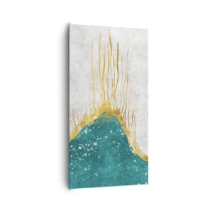 Impression sur toile - Image sur toile - Marée dorée - 65x120 cm