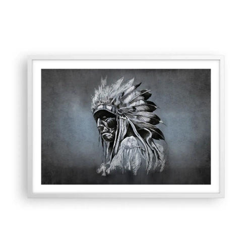 Affiche dans un cadre blanc - Poster - Retour aux sources - 70x50 cm