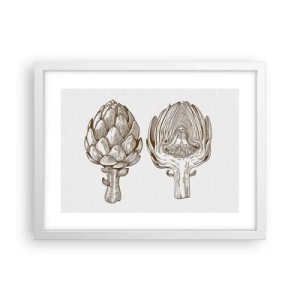 Affiche dans un cadre blanc - Poster - Leçon d’anatomie - 40x30 cm