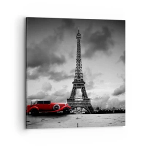 Impression sur toile - Image sur toile - Il n'y a pas si longtemps à Paris - 70x70 cm