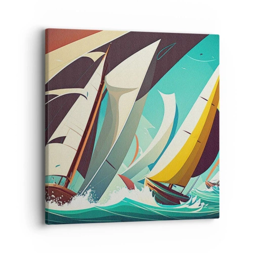 Impression sur toile - Image sur toile - Bonne chance avec les éléments - 40x40 cm