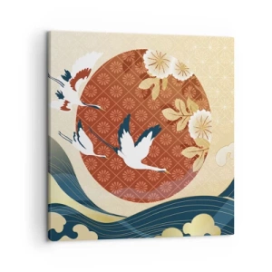 Impression sur toile - Image sur toile - Conte japonnais - 50x50 cm
