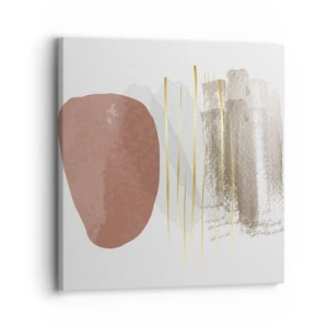 Impression sur toile - Image sur toile - Colonnade abstraite - 30x30 cm