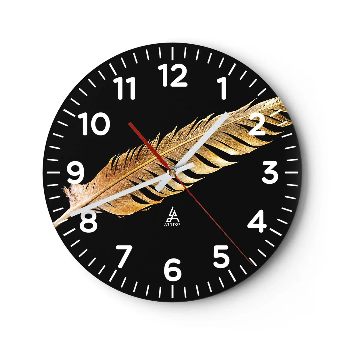 Horloge murale - Pendule murale - Sans porte-plume - 40x40 cm