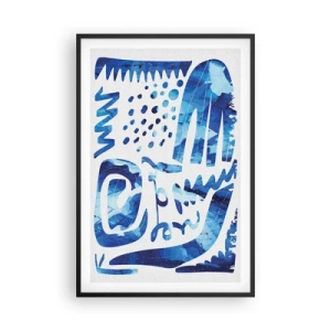 Affiche dans un cadre noir - Poster - Retour aux racines - 61x91 cm