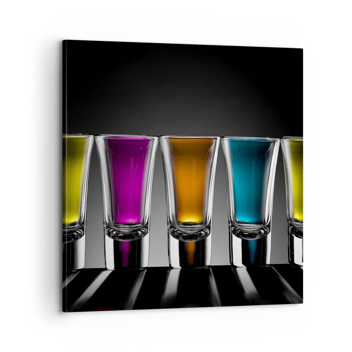 Impression sur toile - Image sur toile - Les couleurs de la joie - 60x60 cm